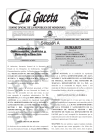 La Gaceta N° 35,879 del 22 de marzo de 2022